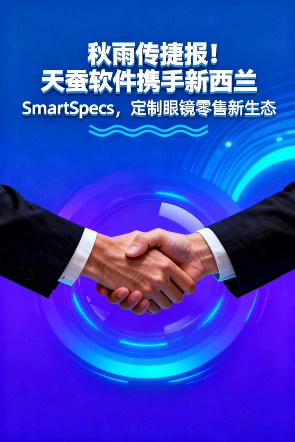 秋雨傳捷報(bào)！天蠶軟件攜手新西蘭 SmartSpecs，定制眼鏡零售新生態(tài)